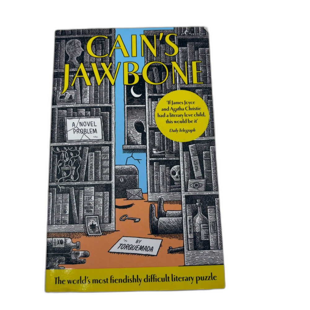 Cain's Jawbone Murder Mystery Puzzle Novel by Torquemada EUC